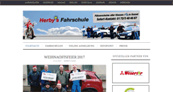 Desktop Screenshot of herbys-fahrschule.de